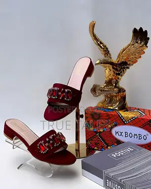 Mata Block Heel Slippers