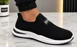 Men's Breathable Knit Slip-on Casual Sneakers - 1