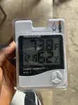 HTC-1 Digital LCD Temperature & Humidity Meter / Clock - 2
