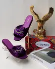 Women's Chic Slippers with Stone Embellishment - 1