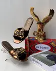 Women's Chic Slippers with Stone Embellishment - 3