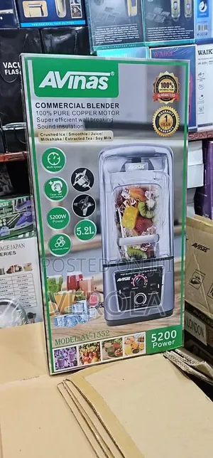 AVINAS Blender Mai Ƙarfin 5200W Mai Rufe Murya 5.2L (AV-1552)