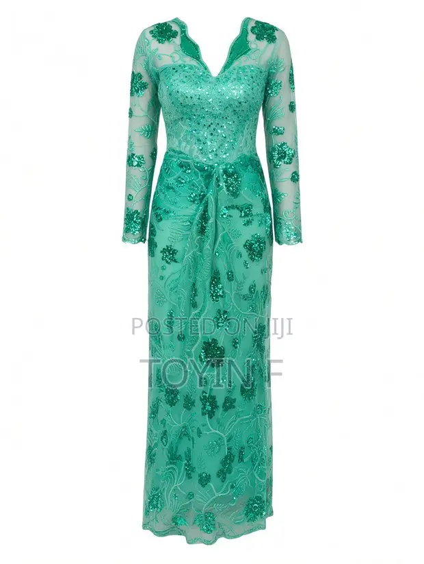 Women's Green Lace Material - Worn Once - 1