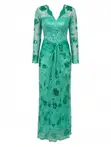 Women's Green Lace Material - Worn Once - 2