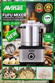 AVINAS Heavy Duty Electric Fufu Machine – 7.8L, 3600W - 4