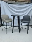 Durable Bar Table with 2 Stools - 2