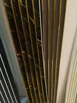 Gold & White Decorative Wall Panel - Premium Interior Finishing - 2