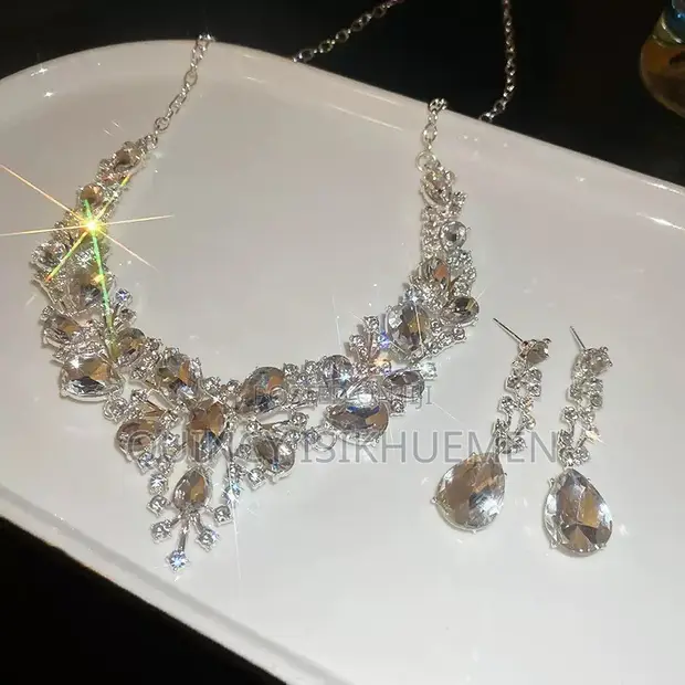 White Wedding Necklace for Bride - Jewel Brand - 1