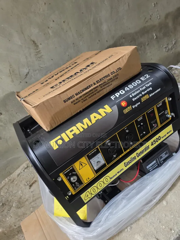 Firman 4.5kva Petrol Generator FPG4800E2 (100% Copper Coil) - 1