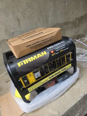 Firman 4.5kva Petrol Generator (FPG4800E2) - 100% Copper Coil