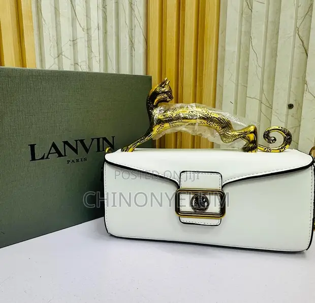 Lanvin Paris Multicolor Genuine Leather Handbag - 1