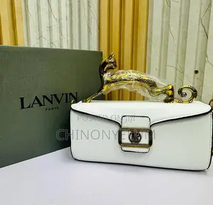 Lanvin Paris Multicolor Genuine Leather Handbag