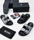 Hugo Boss Luxury Men's Leather Slippers - 2