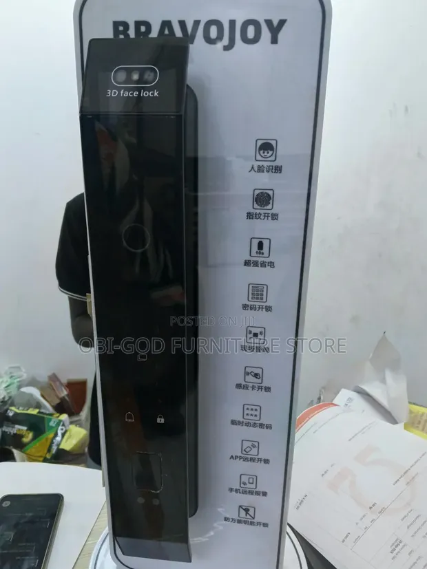 Premium Smart Digital Door Lock - Face ID, Fingerprint - 1