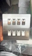 8-Gang Stainless Steel Multipurpose Appliance Switch Panel - 1