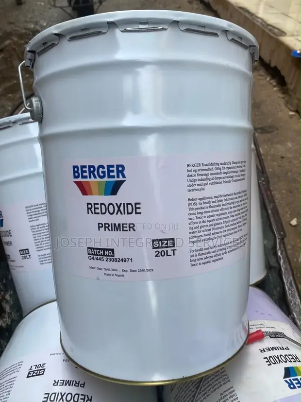Berger Red Oxide Primer Anticorrosive Coating 20L - 1