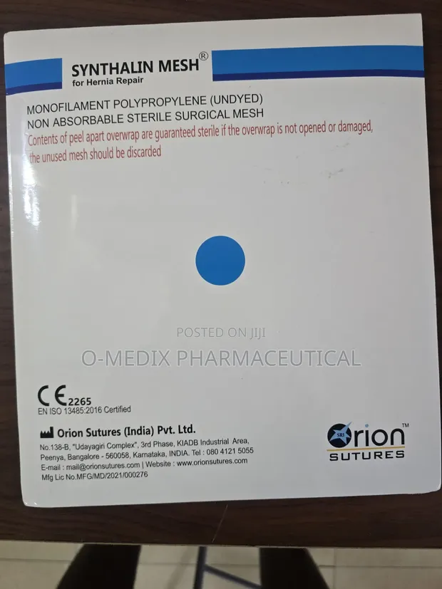 Polypropylene Surgical Mesh (Pack) - 1