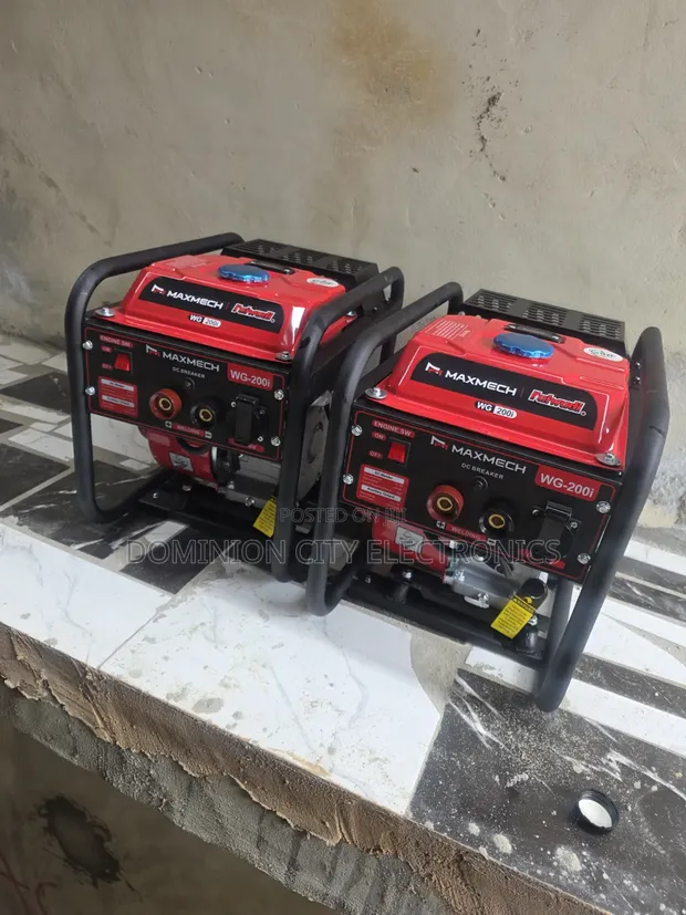 Maxmech Welding Machine Inverter Petrol Generator WG-200I 120A - 1