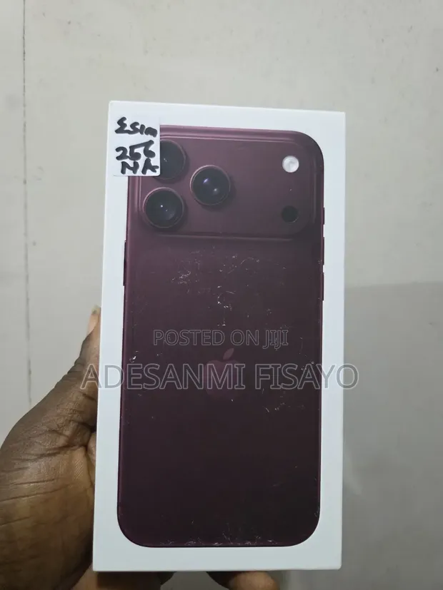 New Apple iPhone 18 Pro Max 256GB Burgundy - 1