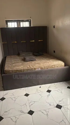 King/Queen Size Bed Frame + Mattress - Used