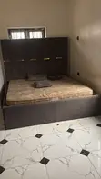 King/Queen Size Bed Frame + Mattress - Used - 1