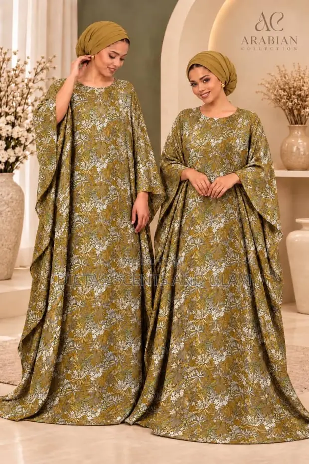 Free Size Boubou Gown with Veil - 1