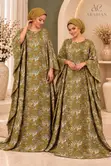 Free Size Boubou Gown with Veil - 1