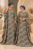 Free Size Boubou Gown with Veil - 3