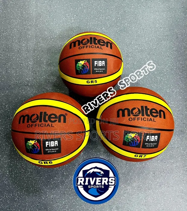Brand New Molten GR7 Rubber Basketball (Indoor/Outdoor) - 1