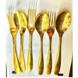 Gold Plated Cutlery Rental - Spoons & Forks