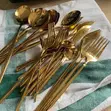 Gold Plated Cutlery Rental - Spoons & Forks - 2