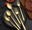 Gold Plated Cutlery Rental - Spoons & Forks - 3