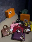 26cm Hermes Handbag - Multicolor - 2