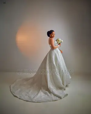 Beaded Sequence Wedding Ball Gown for Rent