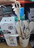 12-Piece Quality Silicone Cooking Spoon Set - 1