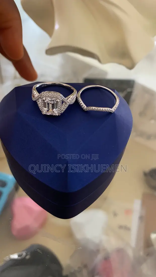 Moissanite Zircon Zoben Aure/Zoben Hannun Juyawa - 1