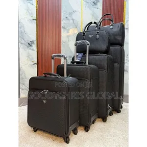 Swiss King Luxury Leather Luggage Set (6-Piece)