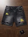 Dolce & Gabbana Men's Distressed Denim Shorts - Black - 2