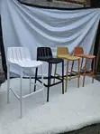 Durable Fiber Plastic Bar and Kitchen Stool - 2