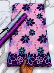 Latest Net Lace Fabric with Velvet Touch - 2