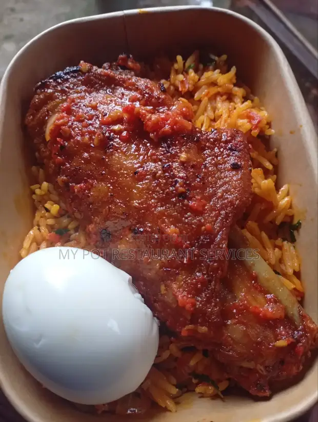 Native Jollof Rice with Turkey - 1