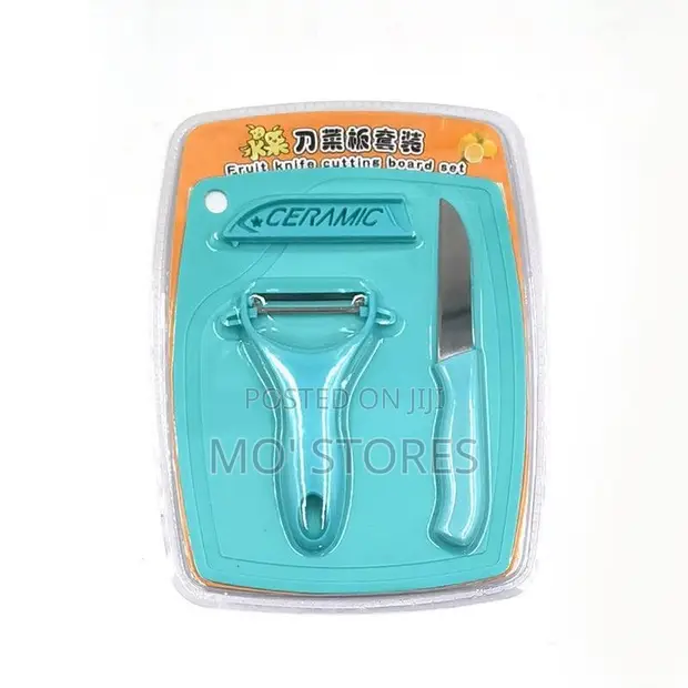 Mini Chopping Board, Knife & Peeler Set for Souvenirs (Bulk) - 1