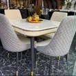 4 Seater Marble Dining Set - Brand New - 4