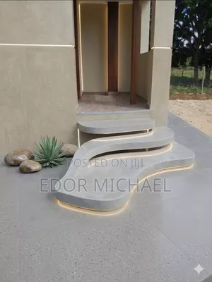 Stamped Concrete & Luxury Steps - Abuja Garki 2