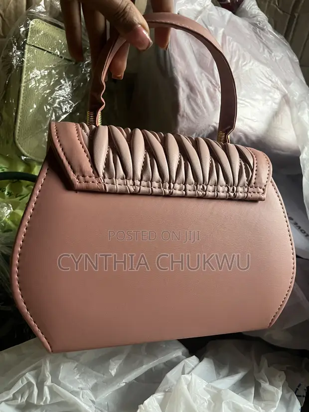 Miu Miu Classic Pink Faux Leather Handbag - 1