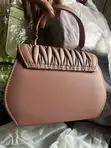 Miu Miu Classic Pink Faux Leather Handbag - 1