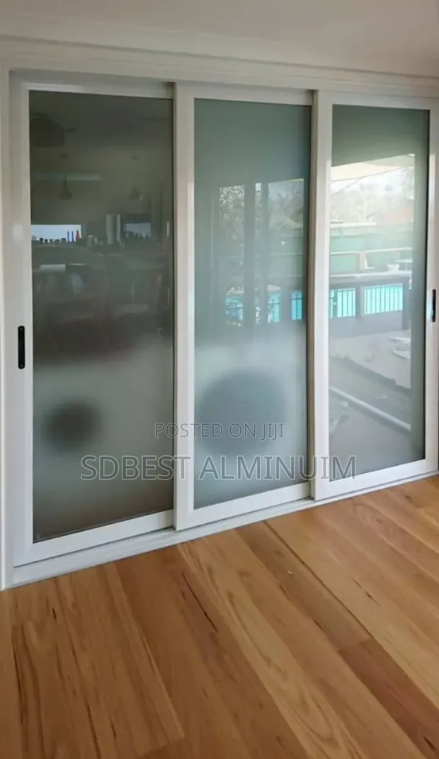 EBM Sliding Door Aluminum Glass - 1