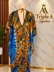 Triple A Signature Mata Na Shirin Sawa V-Neck Gown - 1