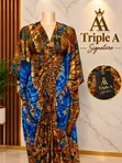 Triple A Signature Mata Na Shirin Sawa V-Neck Gown - 2