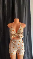 Brand New Nightwear & Head Bonnet Set - 2